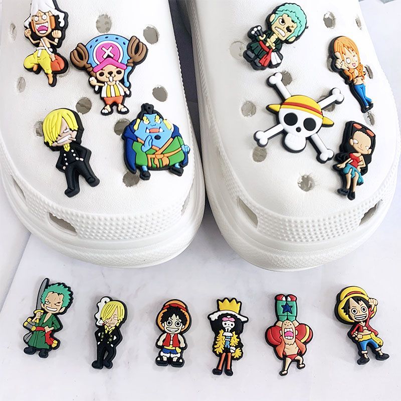 2-30pcs One Piece Luffy Crocs  - огляд і ціна Florist Supplies