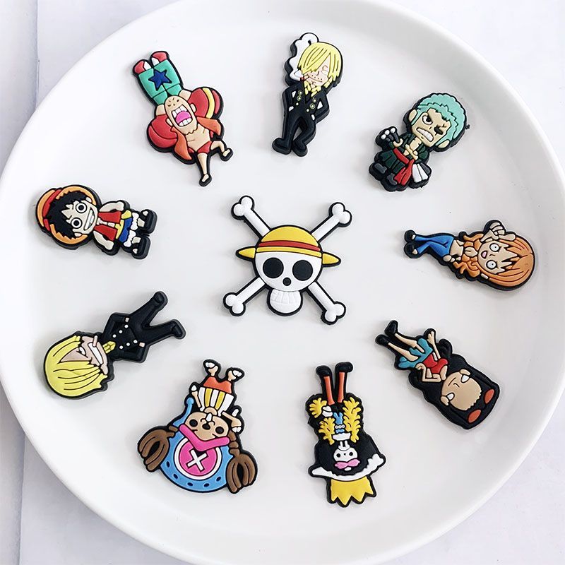 2-30pcs One Piece Luffy Crocs  - огляд і ціна Florist Supplies