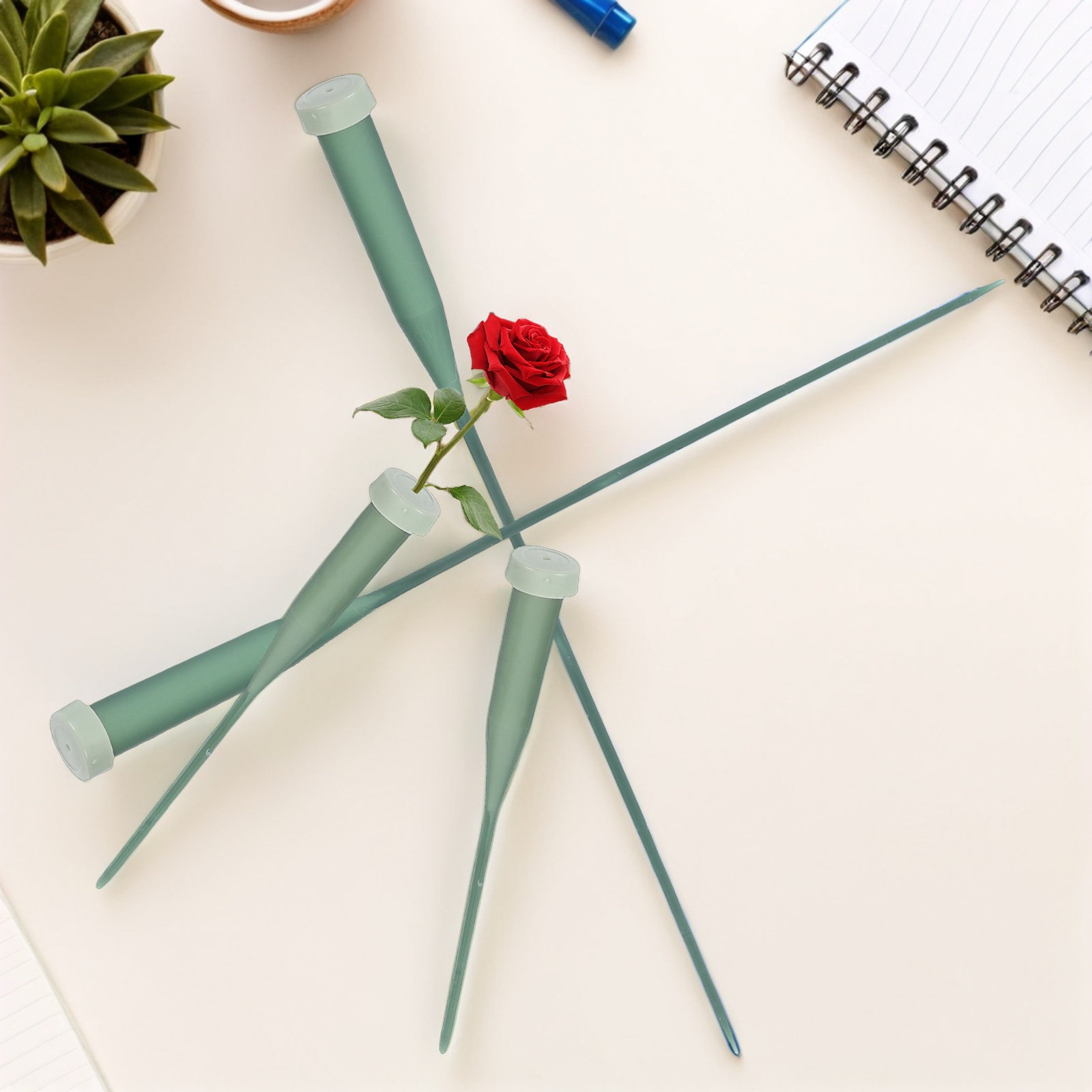 50Pcs Secure Cap Floral Water  - огляд і ціна Stem Extender Tube