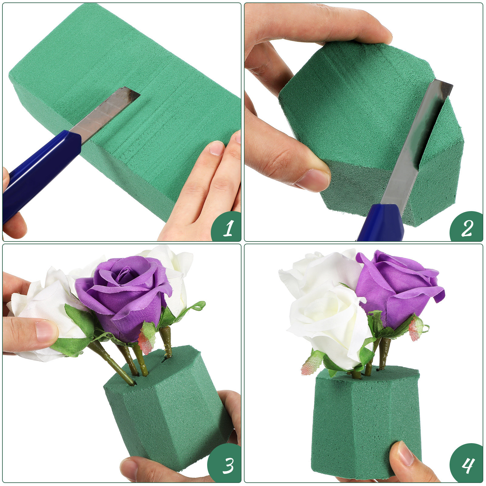 12Pcs Floral Foam Blocks Easy  - огляд і ціна Easy Florist Supply