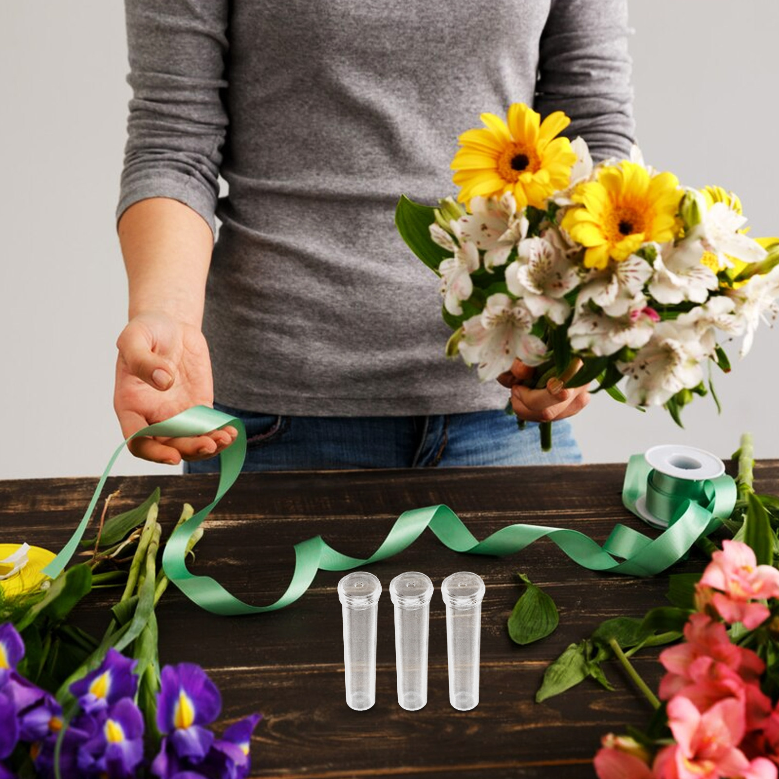 200Pcs Flower Tube Set Premium - огляд і ціна Easy Florist Supply