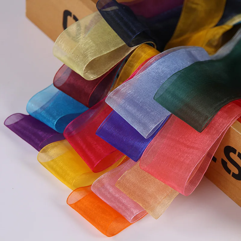 45meters/roll wide 5cm Organza - огляд і ціна Florist Supply Ribbon