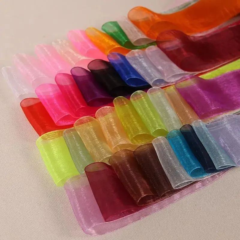 45meters/roll wide 5cm Organza - огляд і ціна Florist Supply Ribbon