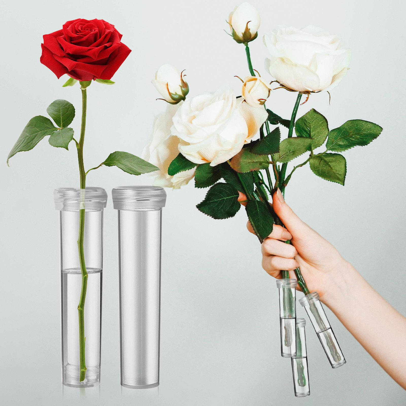 100Pcs Flower Water Tubes Univ - огляд і ціна Easy Florist Supply