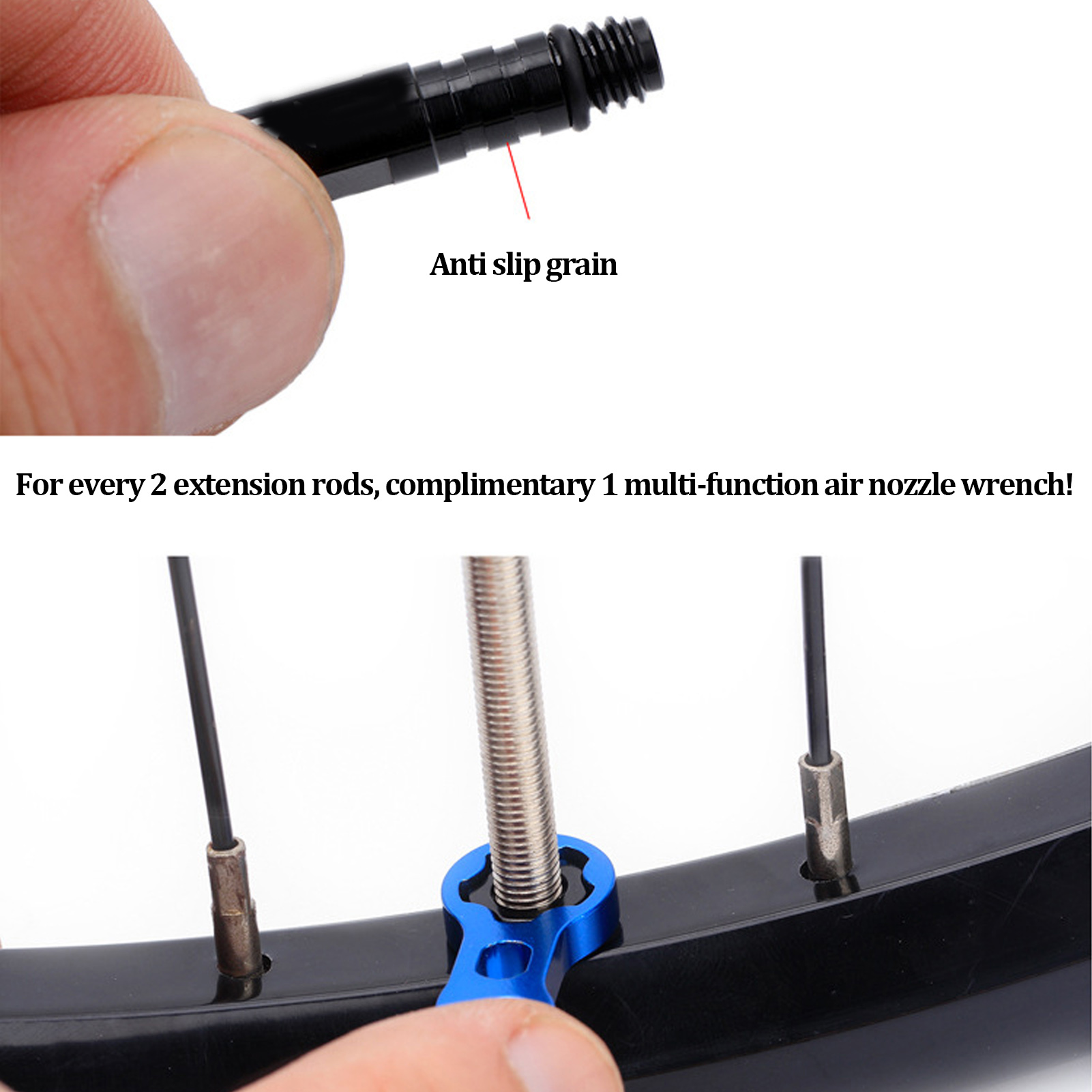 Road Bike French Valve Extende - огляд і ціна Stem Extender Tube