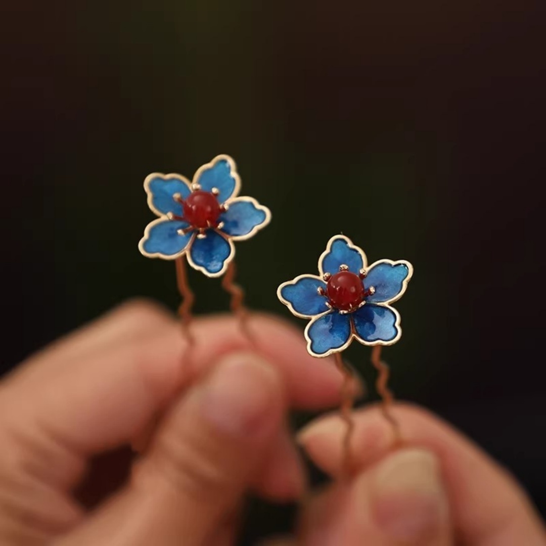 Blue Flower Ancient-Style Hanf - огляд і ціна Florist Supplies