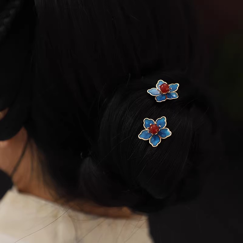 Blue Flower Ancient-Style Hanf - огляд і ціна Florist Supplies