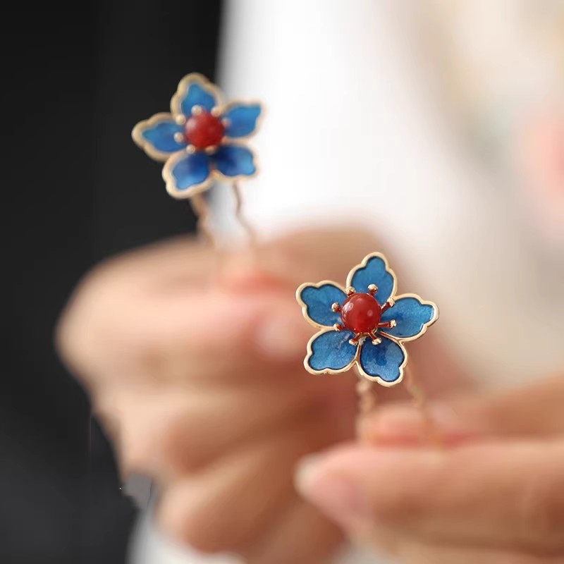 Blue Flower Ancient-Style Hanf - огляд і ціна Florist Supplies