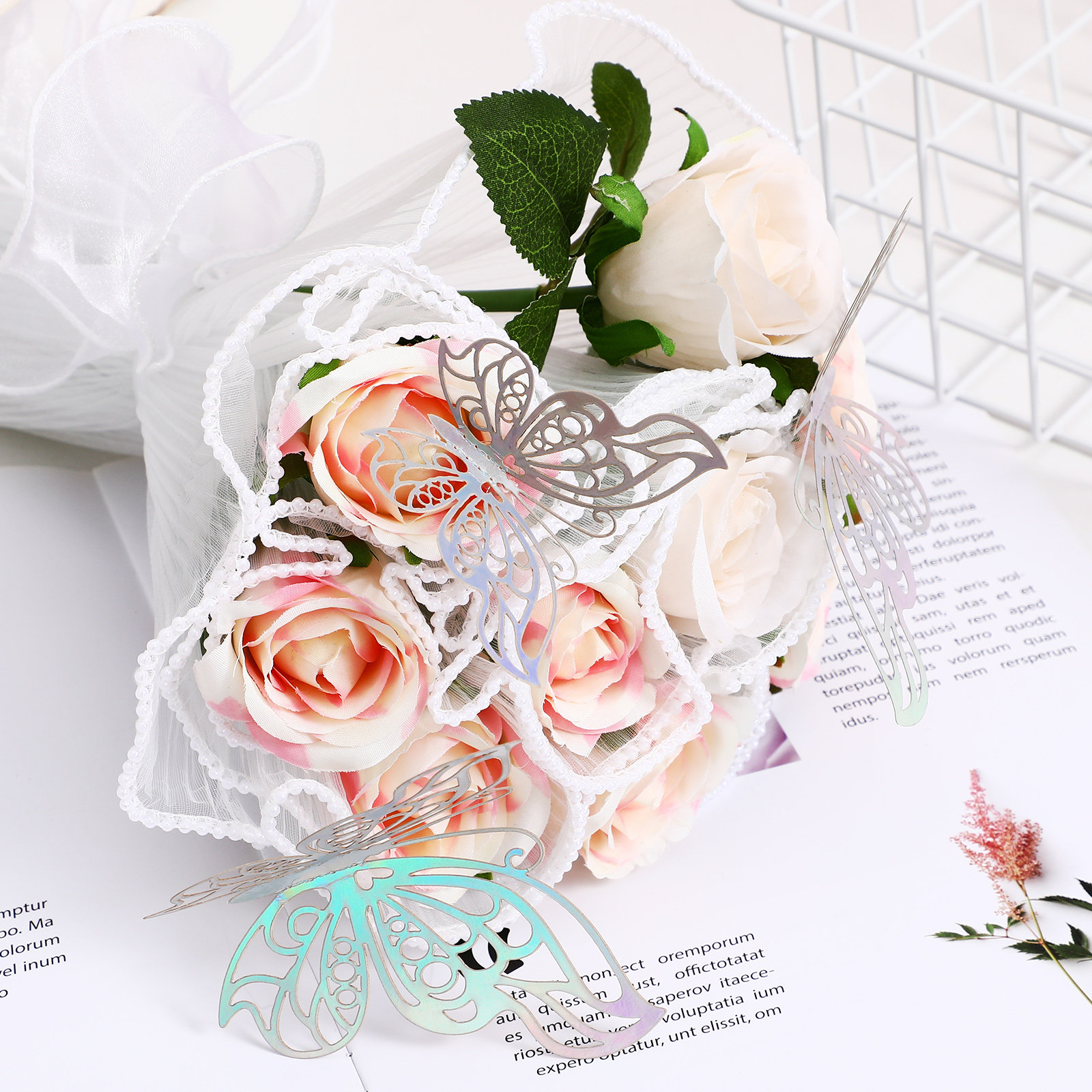 1Set Fresh Flower Bouquet Wrap - огляд і ціна Florist Supply Ribbon