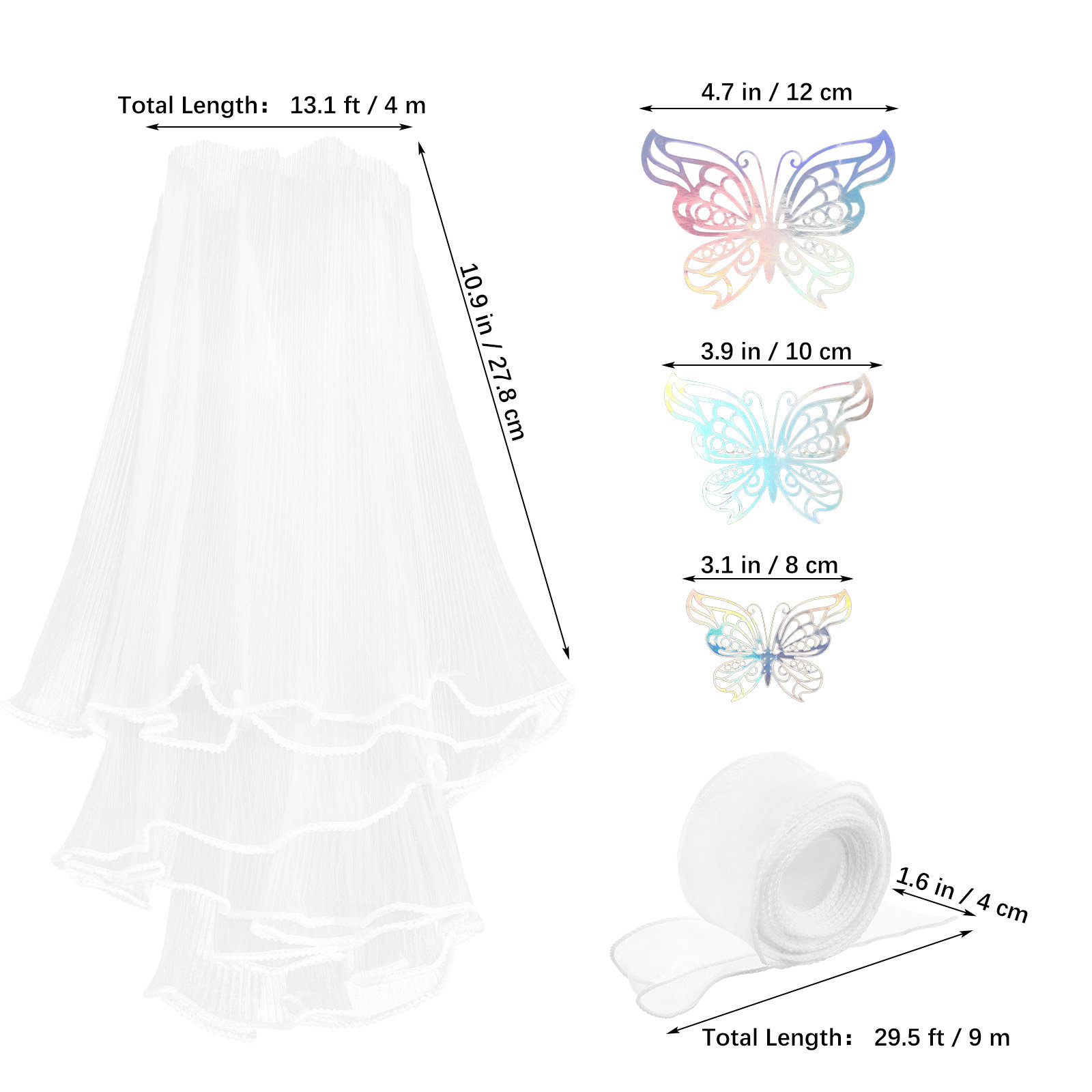 1Set Fresh Flower Bouquet Wrap - огляд і ціна Florist Supply Ribbon