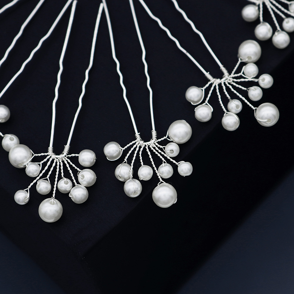 Vintage Pearl Flower Hairpin S - огляд і ціна Florist Supplies